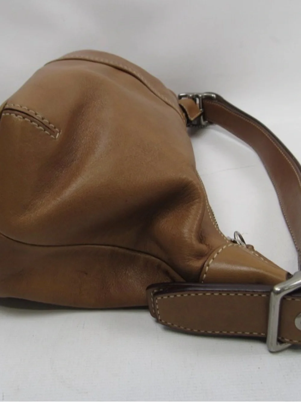 Y2K Coach Legacy Demi Hobo 9564 Camel Glove Tanned Leather Shoulder Bag